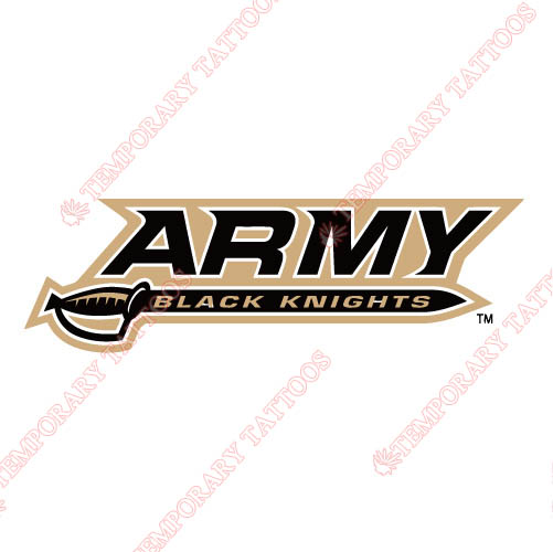 Army Black Knights 2000 Pres Wordmark Customize Temporary Tattoos Stickers NO.3757